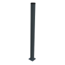 Pfosten 60x40mm mit Fuß ZnPVC 2200mm anthrazit